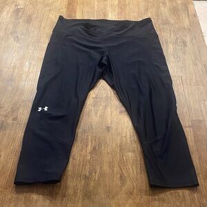 Under Armour Black Workout Capris size XXL